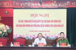 Đẩy nhanh tiến độ, bảo đảm chất lượng Dự án hệ thống camera AI