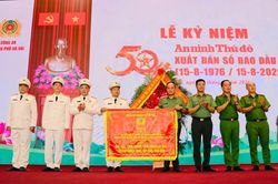 Kỷ niệm 50 năm An ninh Thủ đô: Vững bản lĩnh, sáng niềm tin