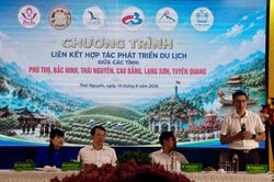 Thái Nguyên cùng 5 tỉnh kết nối di sản, mở rộng không gian du lịch vùng phía Bắc