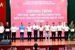 Đà Nẵng: Tôn vinh các tập thể, gia đình và cá nhân hiến máu tình nguyện tiêu biểu