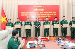 Quân khu 9 tổng kết thực hiện Luật Quốc phòng, Luật Dân quân tự vệ, Luật Giáo dục quốc phòng và an ninh