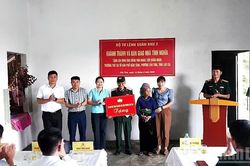 Lào Cai bàn giao nhà tình nghĩa cho cựu chiến binh