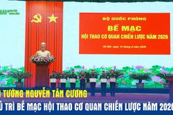 Đại tướng Nguyễn Tân Cương chủ trì bế mạc Hội thao cơ quan chiến lược năm 2026