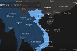 Bản đồ dịch vụ internet vệ tinh Starlink tại Việt Nam đã hiển thị tên 2 quần đảo Hoàng Sa và Trường Sa