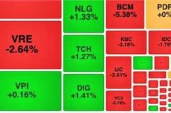 VN-Index giảm sâu, cổ phiếu bất động sản đi ngược thị trường