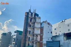 [GALLERY ] Nhà siêu mỏng xuất hiện sau giải phóng mặt bằng đường Lĩnh Nam