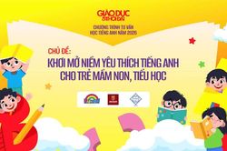 Khơi mở niềm yêu thích tiếng Anh cho trẻ mầm non, tiểu học