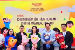 Khơi mở niềm yêu thích tiếng Anh cho trẻ mầm non, tiểu học