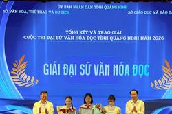 Quảng Ninh tổng kết, trao giải cuộc thi Đại sứ Văn hóa đọc năm 2026