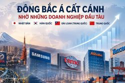 Các nước Đông Bắc Á 'cất cánh' nhờ doanh nghiệp đầu tàu