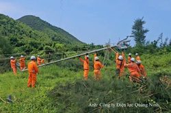 Công ty Điện lực Quảng Ninh sẵn sàng ứng phó sự cố lưới điện mùa mưa bão