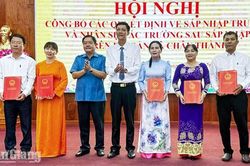 Xã Châu Thành giảm từ 16 trường còn 5 trường