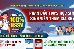Phấn đấu 100% học sinh, sinh viên tham gia bảo hiểm y tế