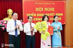 Ban Bí thư Trung ương Đảng chỉ định đồng chí Nguyễn Thị Cát Tiên tham gia Ban Chấp hành Đảng bộ thành phố Đồng Nai