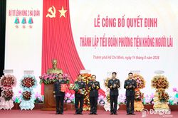 Công bố thành lập Tiểu đoàn Phương tiện không người lái thuộc Vùng 2 Hải quân