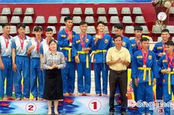 Đại hội Thể dục thể thao tỉnh Đồng Tháp: Cụm 11 dẫn đầu toàn đoàn môn võ Vovinam