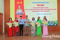 Các địa phương công bố Quyết định sáp nhập cơ sở giáo dục