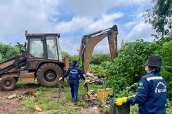 Gia Lai: Phối hợp xử lý 42 điểm rác phát sinh trên địa bàn TP. Pleiku cũ