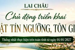 Lai Châu chủ động triển khai Luật Tín ngưỡng, tôn giáo