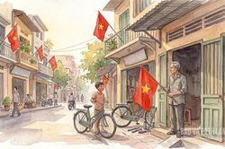 Truyện ngắn: Mùa cờ bay ngang phố