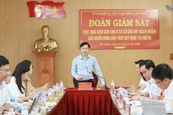 Giám sát việc thực hiện dân chủ ở cơ sở gắn với trách nhiệm của người đứng đầu tại xã Tân Thành