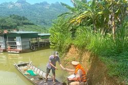 Không mặc áo phao khi đi thuyền trên sông Chảy, một trường hợp bị xử phạt 1,5 triệu đồng