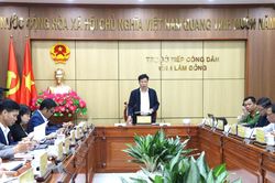 Chủ tịch HĐND tỉnh Lâm Đồng Lưu Văn Trung tiếp công dân định kỳ tháng 8