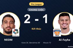 Đ&aacute;nh bại Al-Fayha 2-1, NEOM khởi đầu thuận lợi tại Pro League