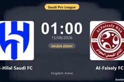 Nhận định Al-Hilal Saudi FC vs Al-Faisaly FC: đội hình dự kiến