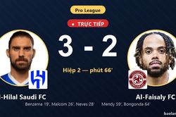 TRỰC TIẾPTrực tiếp Al-Hilal Saudi FC vs Al-Faisaly FC: Al-Faisaly FC r&uacute;t ngắn c&aacute;ch biệt 3-2