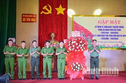 Xã Yên Mạc gặp mặt kỷ niệm 81 năm Ngày truyền thống Công an nhân dân Việt Nam