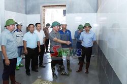 Tổ giám sát của Ủy ban Kiểm tra Trung ương giám sát tiến độ thực hiện dự án các trường học xã biên giới Xuân Nha, Chiềng Sơn, Lóng Sập