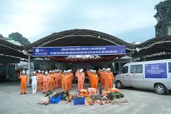 Công ty Điện lực Quảng Ninh diễn tập phòng, chống thiên tai & tìm kiếm cứu nạn, đảm bảo cung ứng điện khu vực Đặc khu Cô Tô