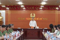 Lãnh đạo TP Hồ Chí Minh kiểm tra tiến độ hoàn thiện Trường Văn hóa CAND V