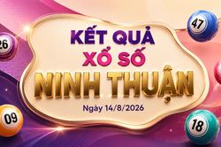 XSNT 14/8 - Kết quả XSNT hôm nay thứ Sáu ngày 14/8/2026
