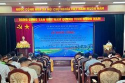 Xã Hoài Đức khởi công 13 dự án cải tạo, nâng cấp đường giao thông