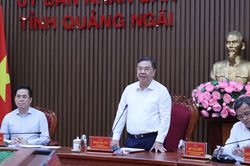 Phó Thủ tướng Thường trực Phạm Gia Túc: Quảng Ngãi cần phát huy tối đa tiềm năng, tạo động lực tăng trưởng mới