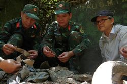 Phát hiện nhiều di vật, nhận định là của Đội Phẫu 5, Quân y Mặt trận 4 Quảng Đà