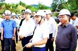 Đẩy nhanh tiến độ thi công Dự án cải tạo và nâng cấp QL14D
