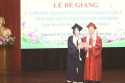 TPHCM: 253 học viên tốt nghiệp lớp đào tạo nghề luật sư