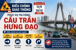 [INFOGRAPHIC] Điều chỉnh giao thông phục vụ thi công cầu Trần Hưng Đạo