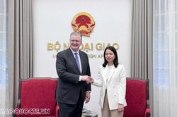 Thứ trưởng Nguyễn Minh Hằng tiếp nguyên Đại sứ Hoa Kỳ tại Việt Nam Daniel Kritenbrink