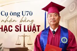 U70 nhận bằng Thạc sĩ Luật