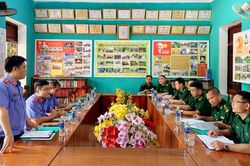 Kiểm sát trực tiếp công tác tạm giữ tại Đồn Biên phòng Hồ Le
