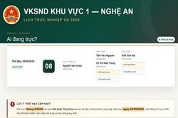 VKSND khu vực 1, tỉnh Nghệ An: Xây dựng lịch trực nghiệp vụ trực tuyến