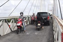 Lên phương án khắc phục cầu treo Rạch Ráng