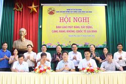 Bắc Ninh: Xã Gia Bình bàn giao 6,46 ha mặt bằng xây dựng dự án Cảng hàng không quốc tế