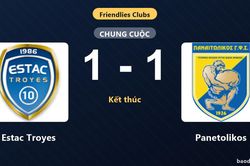 Gỡ hòa ở hiệp hai, Estac Troyes chia điểm với Panetolikos
