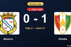 TRỰC TIẾPTrực tiếp Alverca vs Estrela: Estrela mở tỷ số