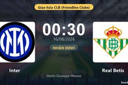 Nhận định Inter vs Real Betis: đội h&igrave;nh dự kiến
